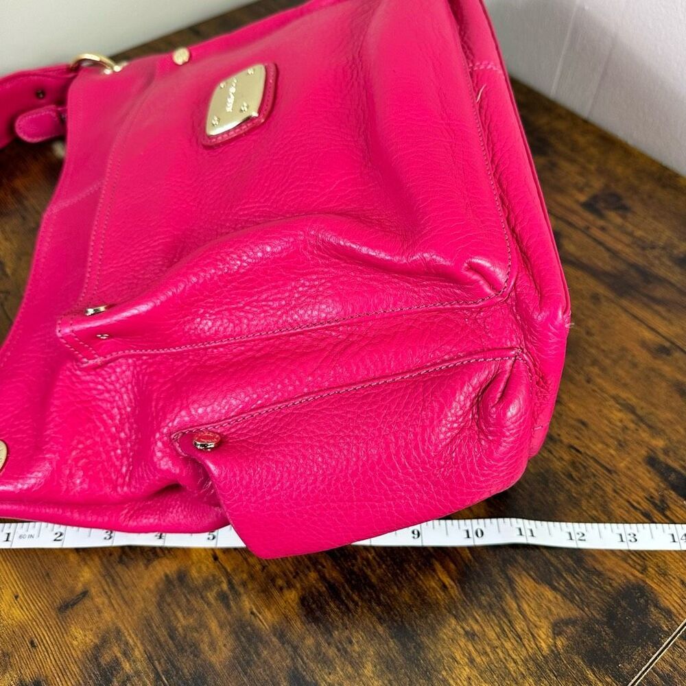 Jimmy Choo Hot Pink Leather Shoulder Bag - Picture 15 of 16